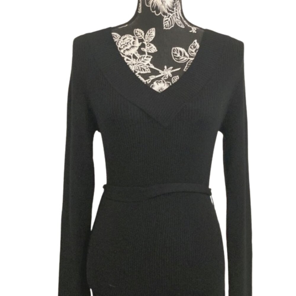 Long Sleeve Black Dress